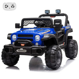 Voltz Toys - Voltz Toys 12V Kids Ride-On Jeep with Remote, Lights & Opening Doors