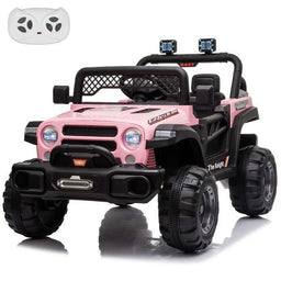Voltz Toys - Voltz Toys 12V Kids Ride-On Jeep with Remote, Lights & Opening Doors