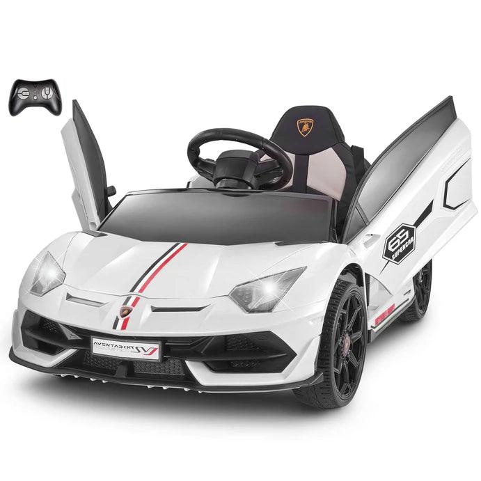 Voltz Toys - Voltz Toys 12V Single Seater Kids Licensed Lamborghini Aventador SVJ