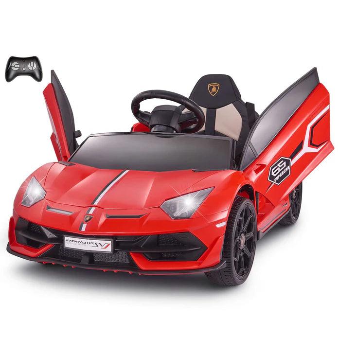 Voltz Toys - Voltz Toys 12V Single Seater Kids Licensed Lamborghini Aventador SVJ
