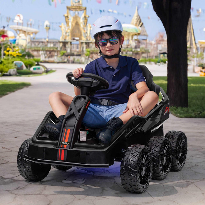 Voltz Toys - Voltz Toys 6 Wheel UTV 12V Ride on Car with Remote Control, EVA Tires