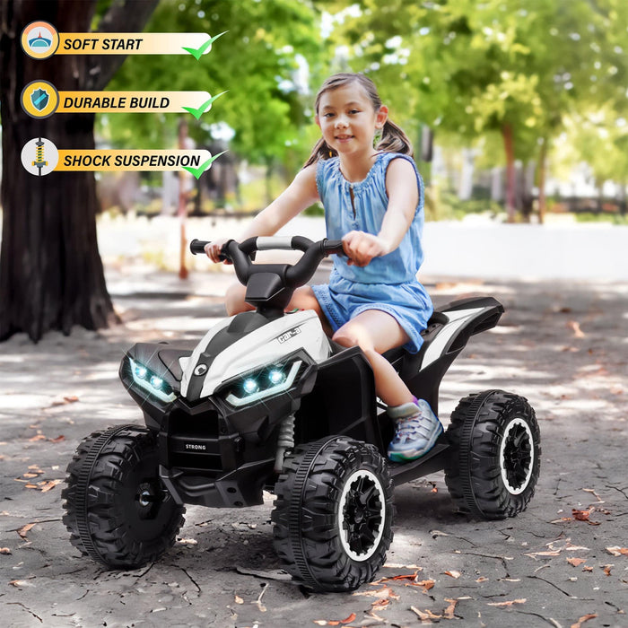 Voltz Toys - Voltz Toys 80578 12V Kids Off-Road ATV Ride-On with LED Lights & MP3 Player
