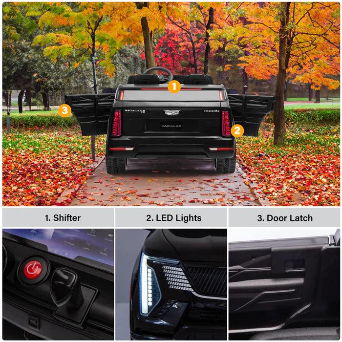 Voltz Toys - Voltz Toys Cadillac Escalade IQ 24V 2-Seater Ride-On Car with Remote, Music & LED Lights