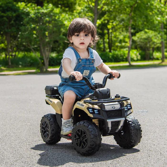 Voltz Toys - Voltz Toys Explorer Quad UTV 6V Ride-On Car for Toddlers with Lights & Sounds