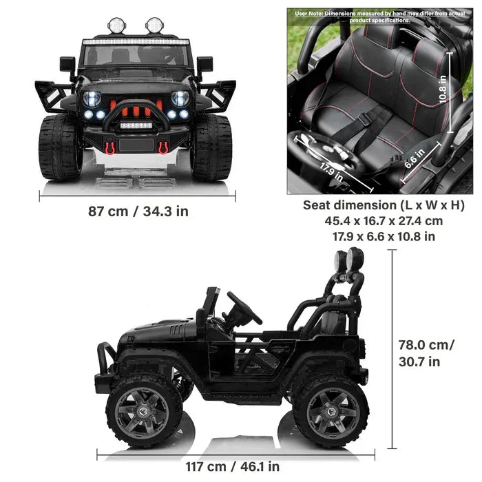 Voltz Toys - Voltz Toys Jeep Wrangler 24V Ride-On