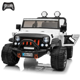 Voltz Toys - Voltz Toys Kids Double Seater Jeep Wrangler with Remote Control 12V