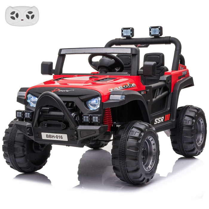 Voltz Toys - Voltz Toys Kids Jeep with Angry Face Grill 12V Kids Ride On Car Toy