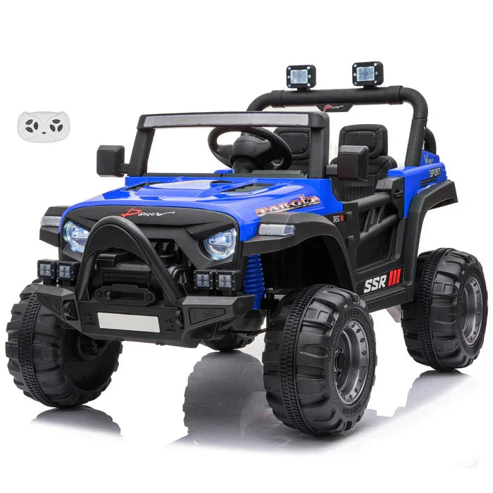 Voltz Toys - Voltz Toys Kids Jeep with Angry Face Grill 12V Kids Ride On Car Toy