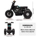 Voltz Toys - Voltz Toys Kids Motorcycle 6V with 3 Wheels, Realistic Lights and Sound
