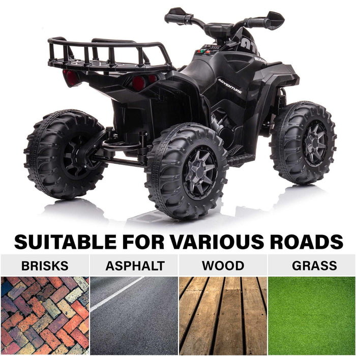 Voltz Toys - Voltz Toys Kids S12V Off-Road ATV Single Seater Ride On Toy Car with Open Doors