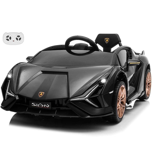 Voltz Toys - Voltz Toys Lamborghini SIAN FKP 37 12V Ride on Car with Scissor Doors