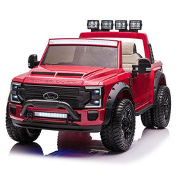 Voltz Toys - Voltz Toys Licensed Ford F-450 Super Duty 24V 2-Seater Ride-On Truck with Remote, Music & LED Lights