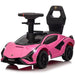 Voltz Toys - Voltz Toys Licensed Lamborghini Sian Foot-to-Floor Ride-On Car with Music & Lights