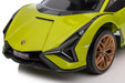 Voltz Toys - Voltz Toys Licensed Lamborghini Sian Foot-to-Floor Ride-On Car with Music & Lights