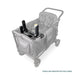 Wonderfold 360 L4 car seat adapter installed on a stroller wagon frame, wagon not included.