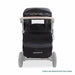 Wonderfold L Series weather cover attached to a stroller wagon, shown from the front with mesh window visible.