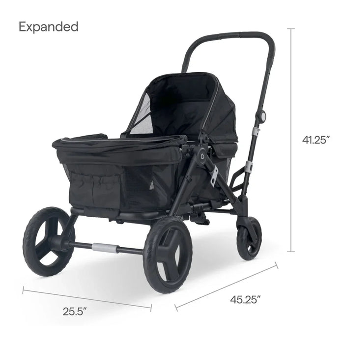 Wonderfold - Munchkin Breeze Ultra-Lite Stroller Wagon – Lightweight, Foldable & All-Terrain