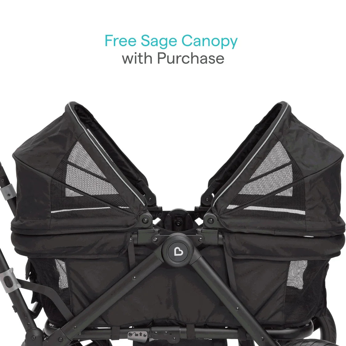 Wonderfold - Munchkin Breeze Ultra-Lite Stroller Wagon – Lightweight, Foldable & All-Terrain