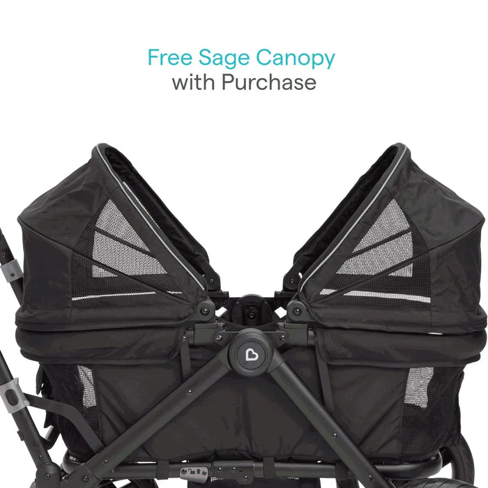 Wonderfold - Munchkin Breeze Ultra-Lite Stroller Wagon – Lightweight, Foldable & All-Terrain