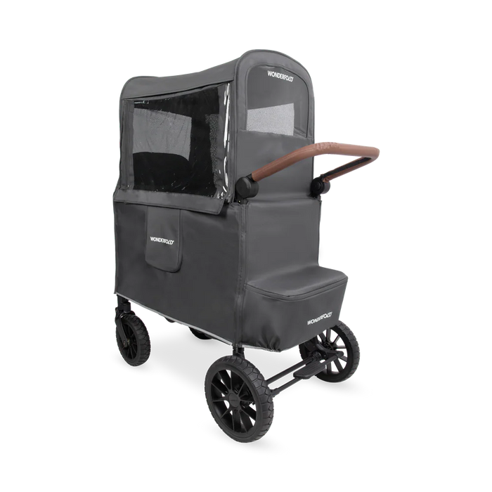 Wonderfold® Weather Cover for (W2/W4/W6) Elite Luxe Pro Series Stroller Wagons Grey