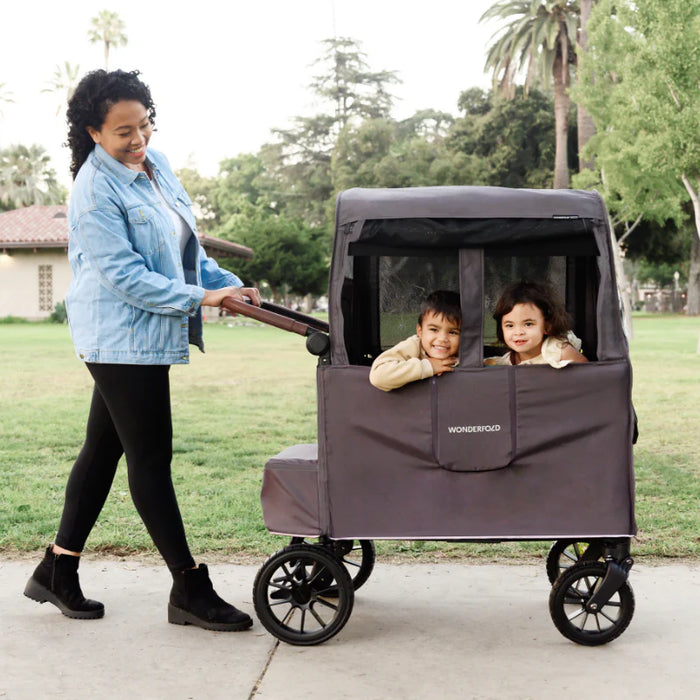 Wonderfold® Weather Cover for (W2/W4/W6) Elite Luxe Pro Series Stroller Wagons Grey