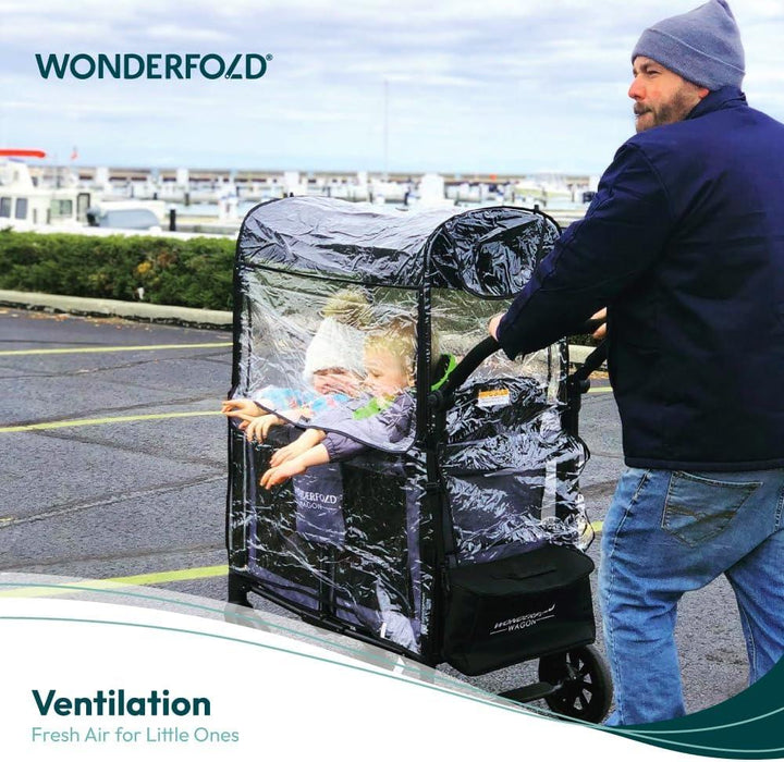 Wonderfold - Wonderfold Clear Rain Cover for W2 Wagon