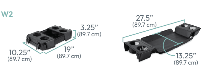 Wonderfold - Wonderfold Flex Snack Tray | W-Series