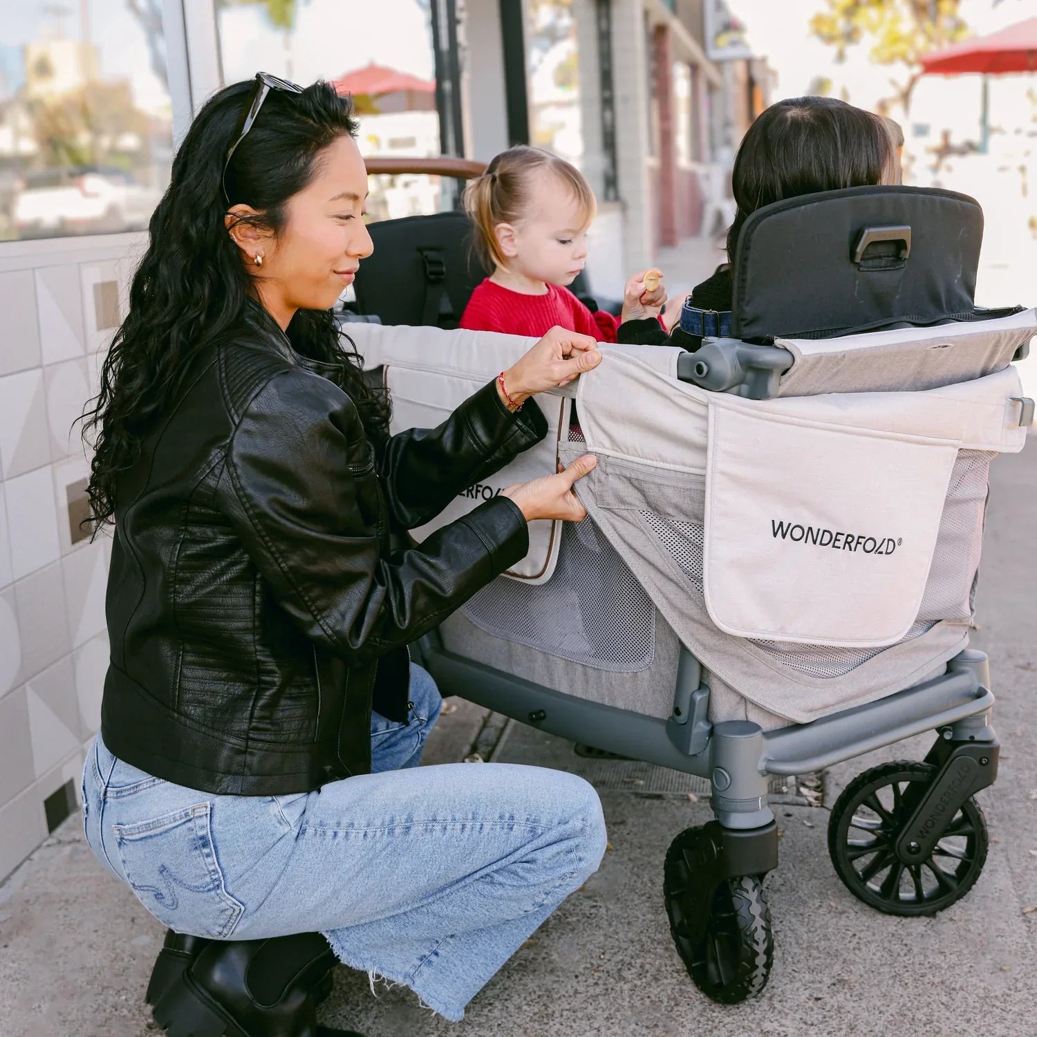 Wonderfold - Wonderfold - L2 Double Push Wagon Stroller