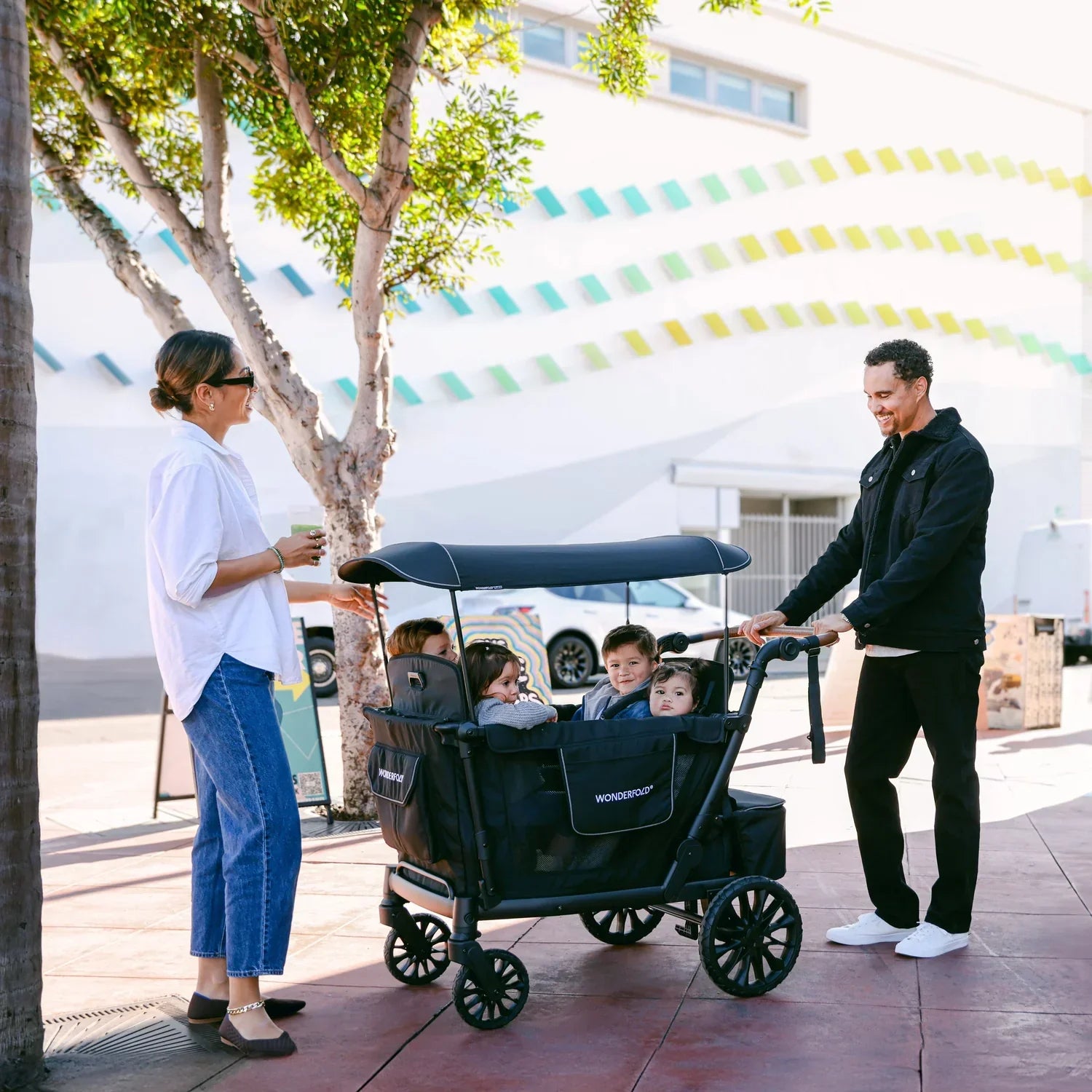 Wonderfold - Wonderfold - L4 Quad Push Wagon Stroller
