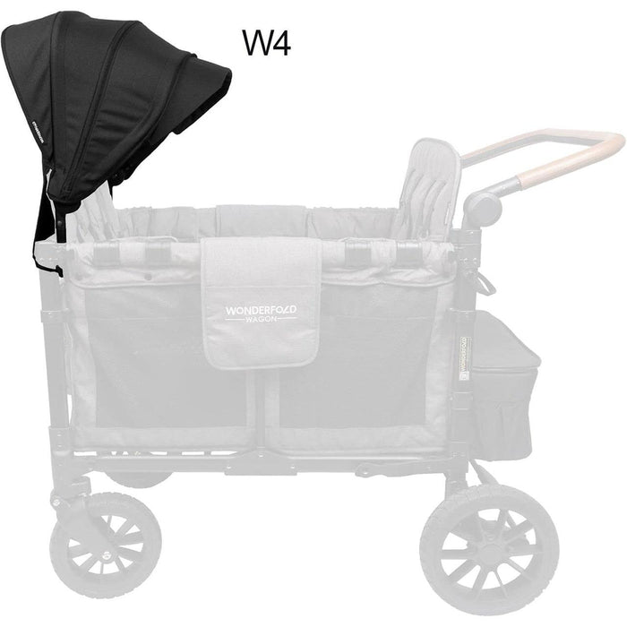 Wonderfold - Wonderfold Retractable Stroller Canopy for W4 Elite | W4 Luxe