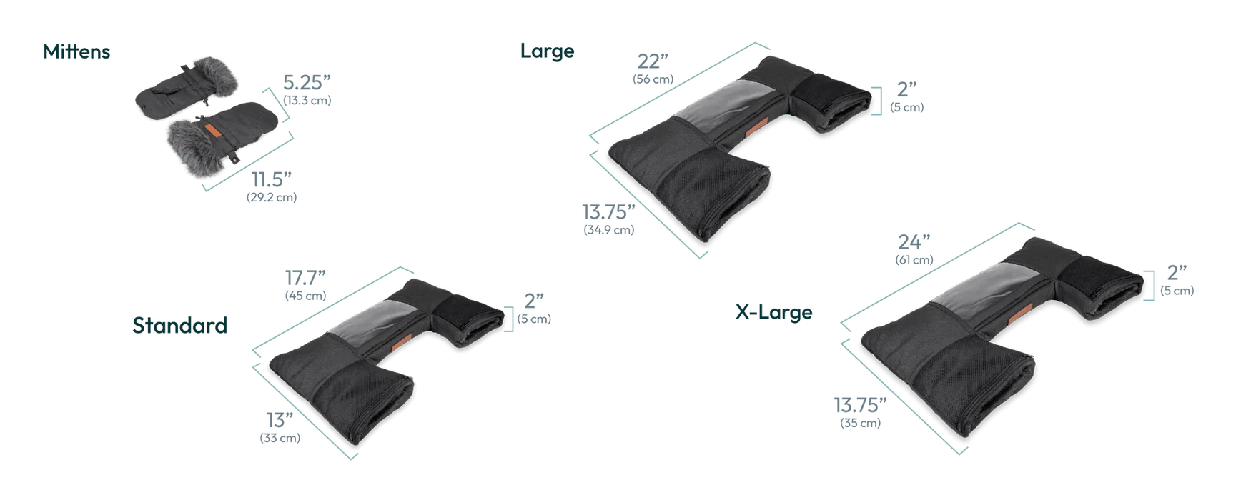 Wonderfold - Wonderfold Stroller Wagon Mittens