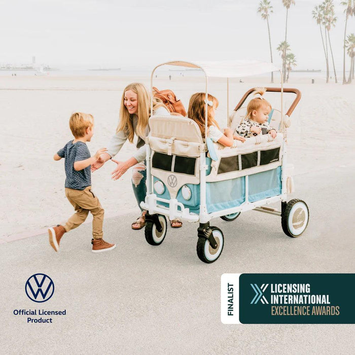 Wonderfold Official Volkswagen Edition VW4 Quad Stroller — Goldtex
