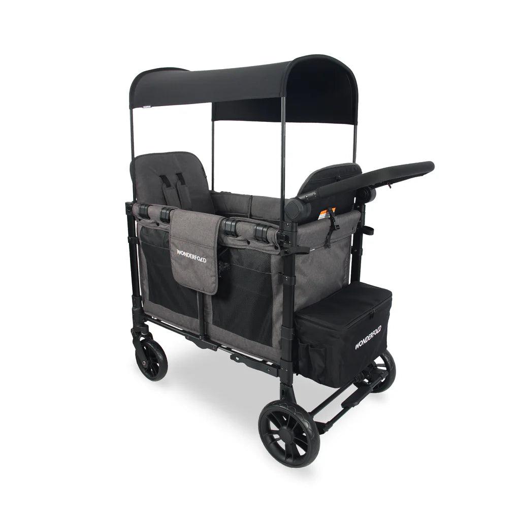 Wonderfold - Wonderfold W2 ELITE Push Double Stroller Wagon
