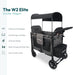 Wonderfold - Wonderfold W2 ELITE Push Double Stroller Wagon