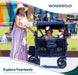 Wonderfold - Wonderfold W2 LUXE Premium Push Double Stroller