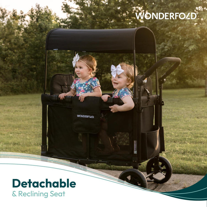 Wonderfold - Wonderfold W2 LUXE Premium Push Double Stroller