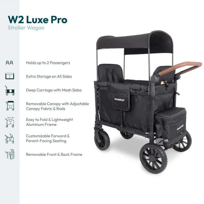 Wonderfold - Wonderfold - W2 LUXE PRO - Push Double Stroller