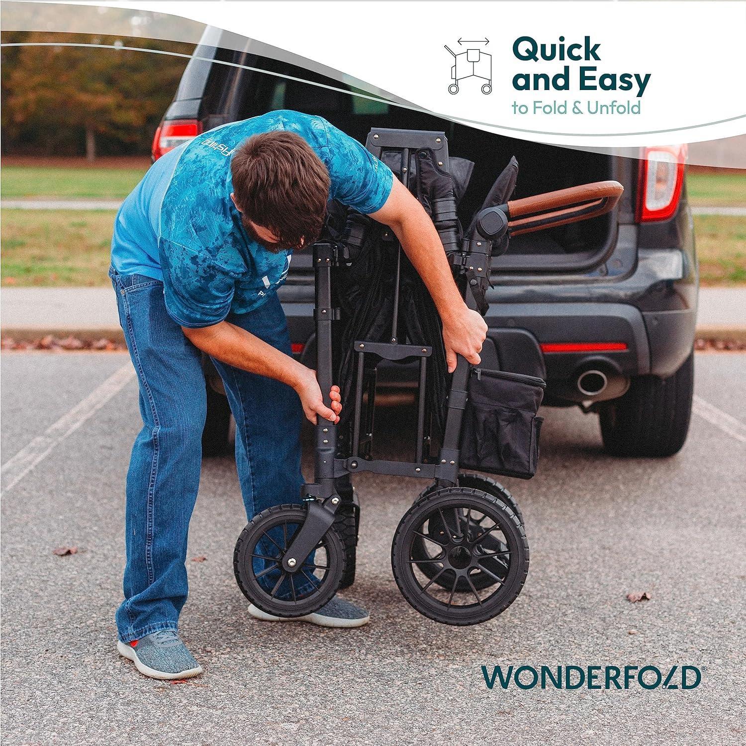 Wonderfold - Wonderfold - W2 LUXE PRO - Push Double Stroller