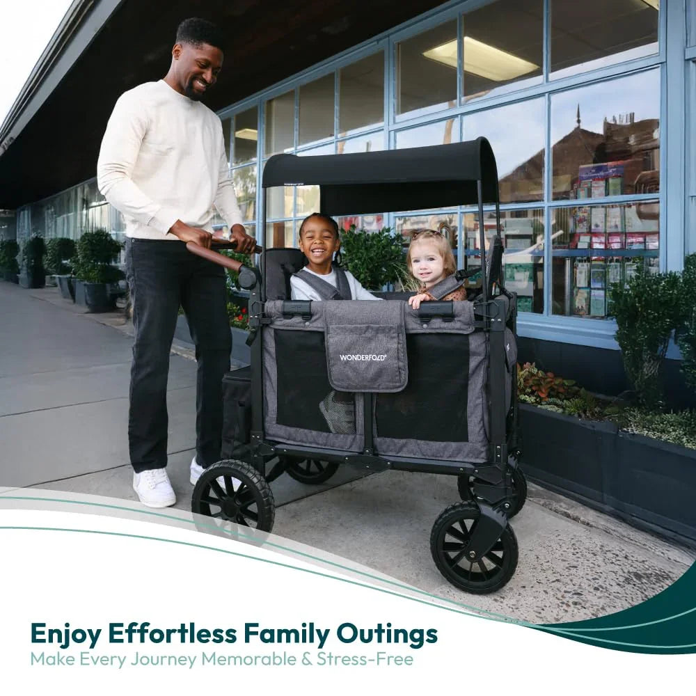 Wonderfold - Wonderfold - W2 LUXE PRO - Push Double Stroller
