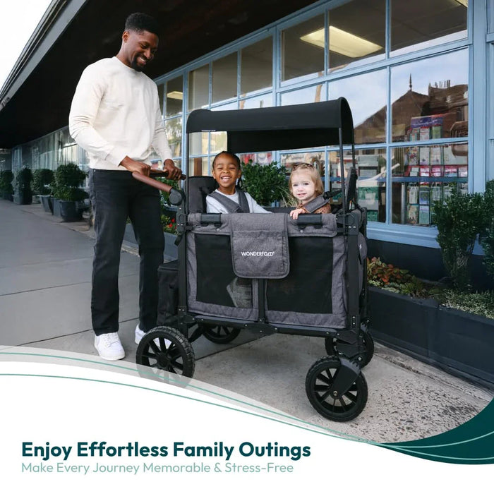 Wonderfold - Wonderfold - W2 LUXE PRO - Push Double Stroller