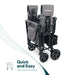 Wonderfold - Wonderfold - W4 Elite PRO - Push Quad Stroller Wagon