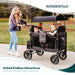 Wonderfold - Wonderfold W4 LUXE Premium Push Quad Stroller