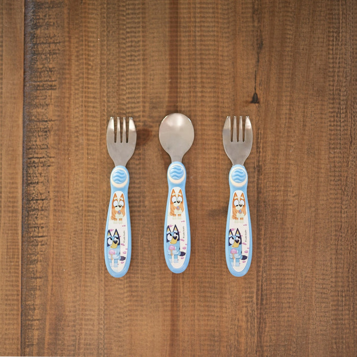 The First Years Bluey Toddler Forks and Spoon Set