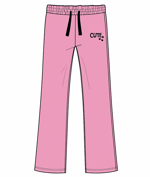 Green Jeans Toddlers and Girls Fleece Jogger Pants - 4 to 6x