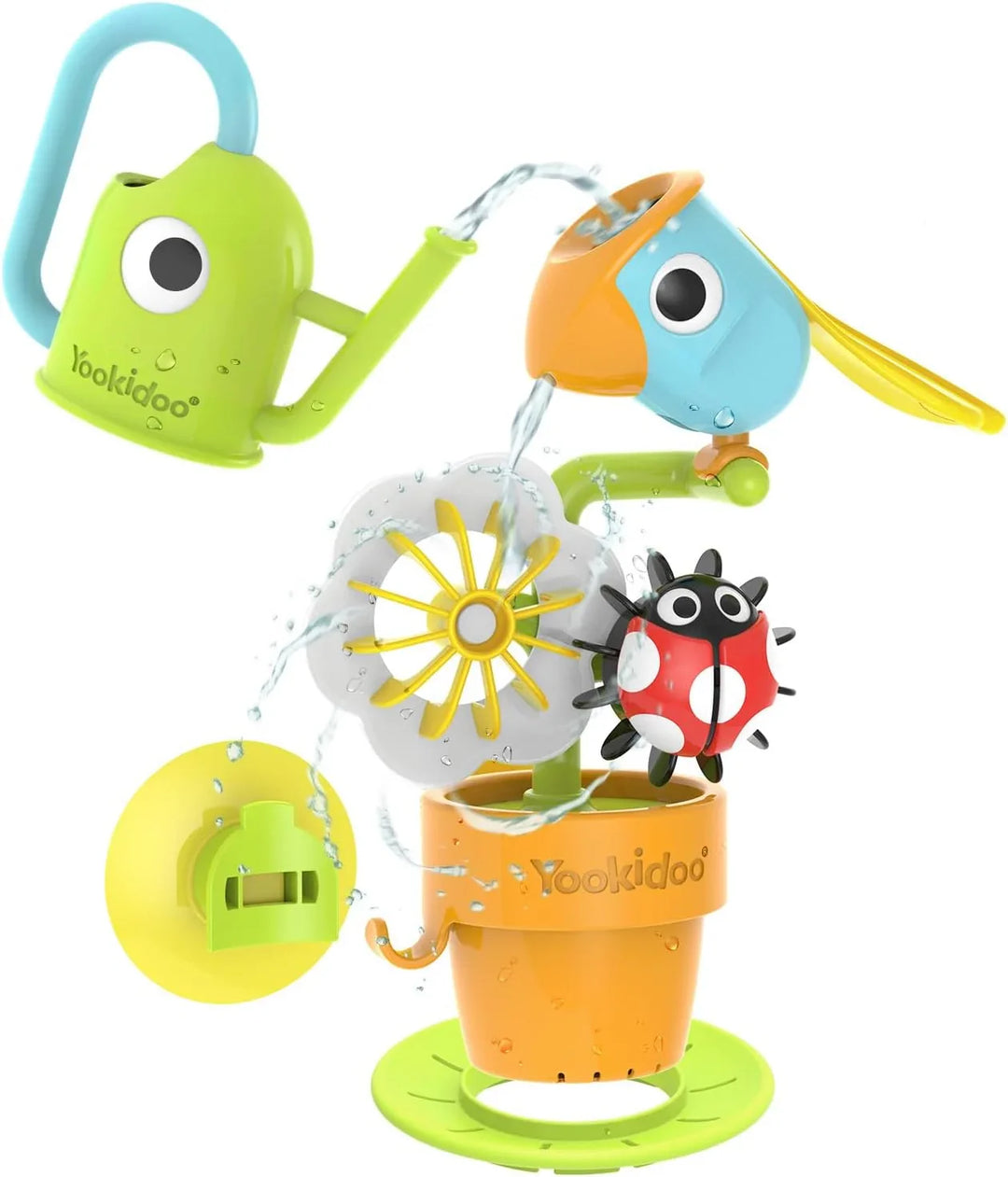 Yookidoo - Yookidoo Pour' N' Spin Tipping Bird Children's Bath Toy
