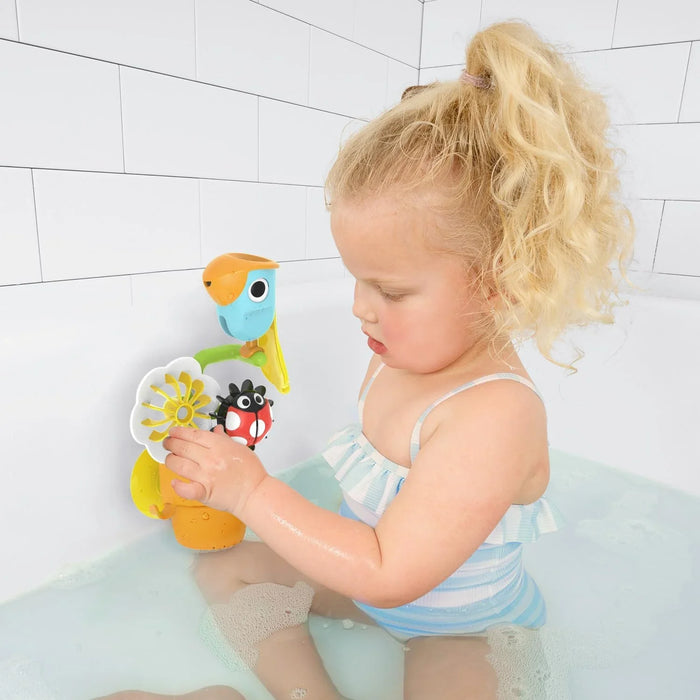 Yookidoo - Yookidoo Pour' N' Spin Tipping Bird Children's Bath Toy