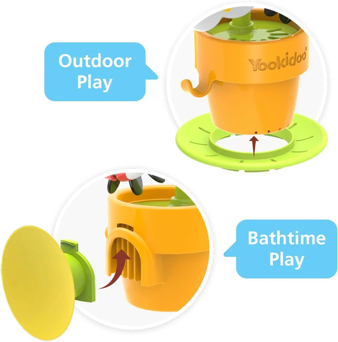 Yookidoo - Yookidoo Pour' N' Spin Tipping Bird Children's Bath Toy