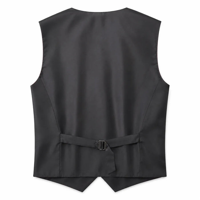 Ensemble gilet Zighi® imprimé bordeaux avec chemise habillée blanche – Tailles 4-6X