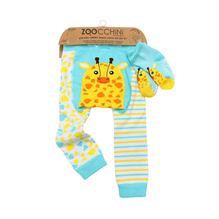 Zoocchini® - Zoocchini grip+easy Comfort Crawler Legging & Sock Set