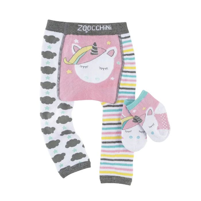 Zoocchini® - Zoocchini grip+easy Comfort Crawler Legging & Sock Set